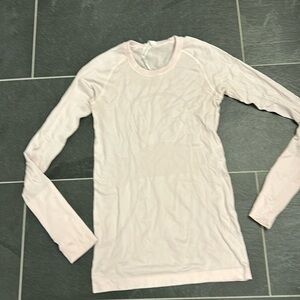 Lululemon pink long sleeve top